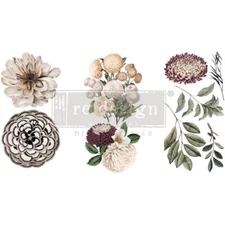 Natural Flora | Mini Decor Transfers | Redesign with Prima | Rub On Transfer