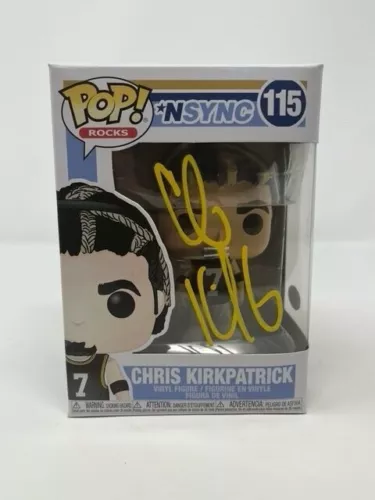 Chris Kirkpatrick Autographed Signed Boy Band Music NSYNC Funko Pop JSA COA