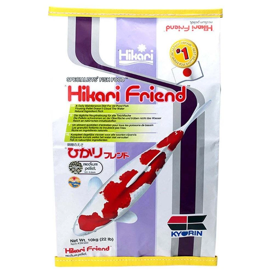Hikari Friend Medium Pellet 10kg Koi Pond Fish Food