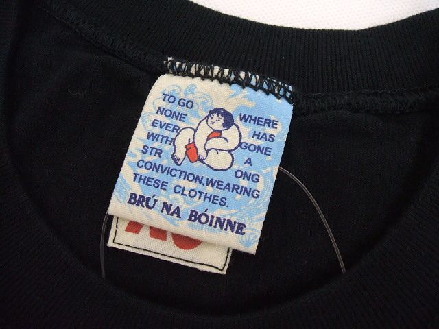 BRU NA BOINNE New 8S-192 Child's Toy T Size XS T-shirt black BRU NA BOINNE New 8S-192 Child's Toy T Size XS T-shirt black