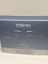 111 SKIN CRYO DE-PUFFING EYE MASK, 8 X 6ml/ 8 X 02 Fl Oz, NEW/ SEALED