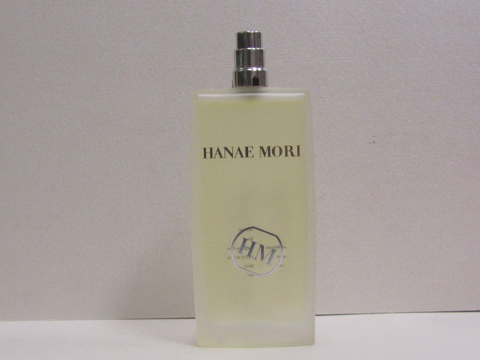 Hanae Mori by Hanae Mori For Men 3.4oz Eau de Toilette Spray Tester Brand New