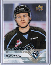 🔥 CONNOR McCLENNON 18/19 Upper Deck CHL UD Star Rookie #372 Kootenay Ice Card🔥