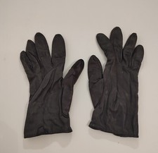 Nordstrom 1980s Gray Soft Leather Gloves Size 7.5 Vintage One Owner