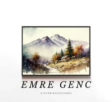 Vintage Wall Art | French County Painting | PRINTABLE Digital Download | L1