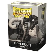 Dragon Shield Non-Glare V2 Matte Sleeves - Clear (100-Pack) AT-11821