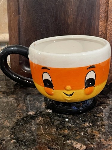 Johanna Parker Halloween Candy Corn Mug Set of 2 - Picture 6 of 10