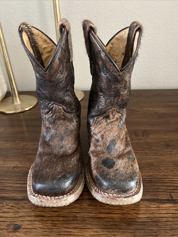 Tin Haul Big Kids Shaggy Take No Bull Cowboy Boots Size 11 Little Kids