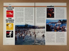 Hawaiian Ironman Triathlon 1983 article clipping