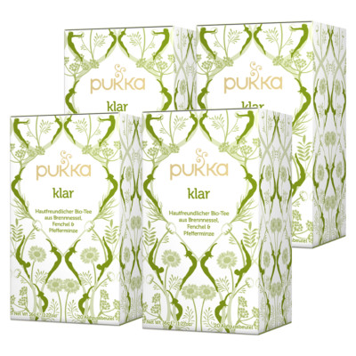 PUKKA Bio klar 4er Pack