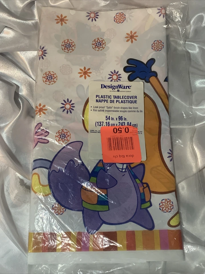 DORA LA EXPLORADORA Cumpleaños Fiesta Plástico Mantel DesignWare Foto 2 de 2