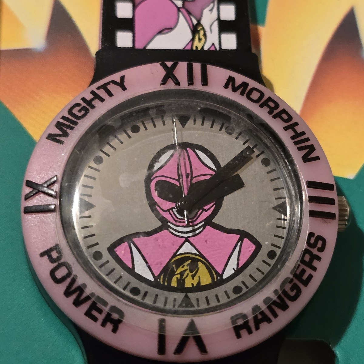pink power ranger watch
