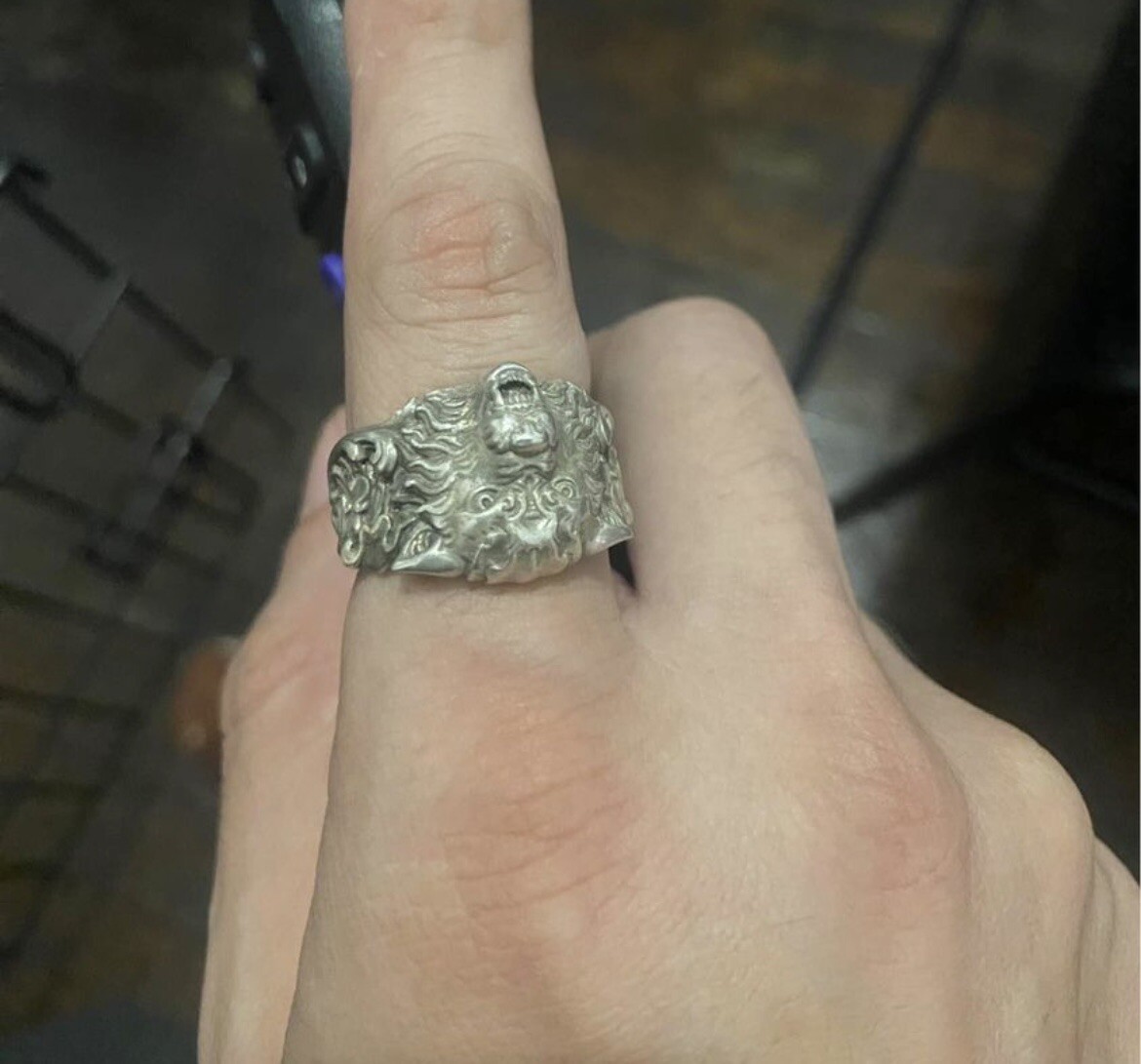 Apothecary 87 Alpha Wolf Ring 925 Silver - image 5