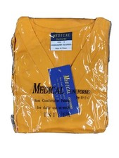 B.I.C.Medical Uniforms Size S ORANGE Nursing Scrub 2 Piece Outfit Unisex NEW