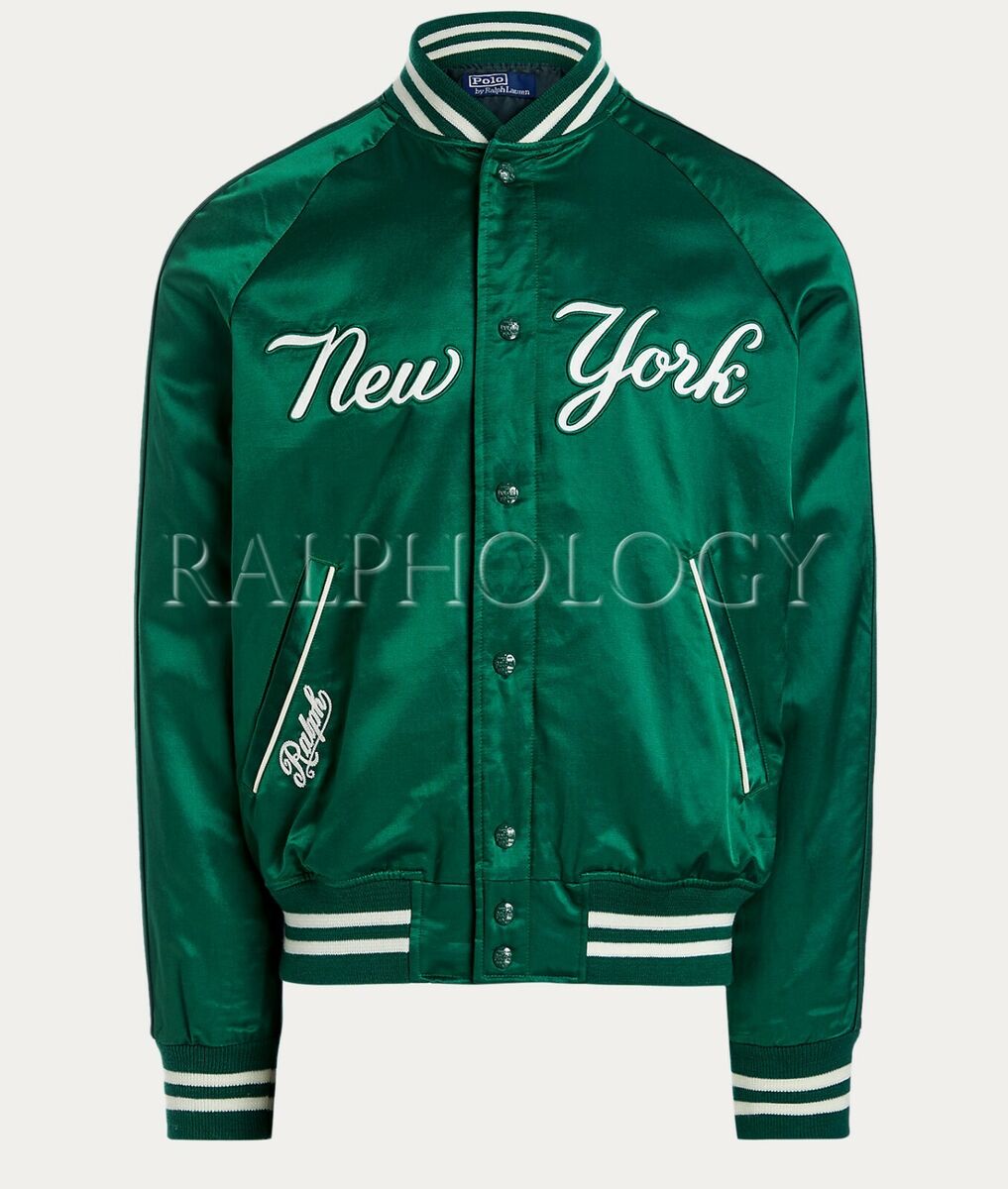 Polo Ralph Lauren New York NY Yankees MLB Satin Baseball Polo Ralph Lauren New York NY Yankees MLB Satin Baseball