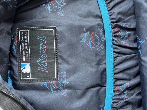 MIAMI MARLINS HERSCHEL Supply co Backpack - Genuine MLB Merchandise - Picture 3 of 4