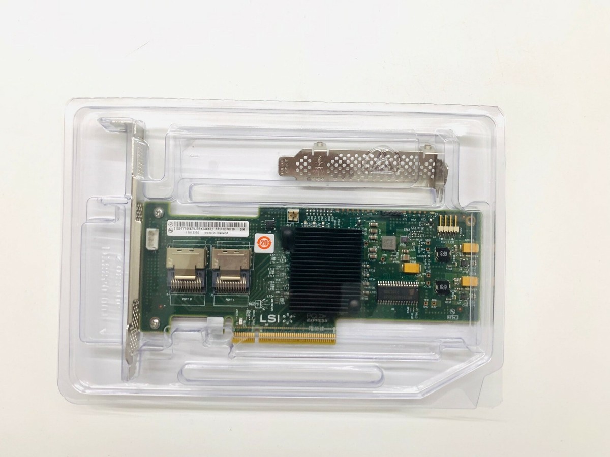 Scheda RAID SAS SATA 8 Porte Scheda Controller RAID LSI 9240-8i 8 Porte SAS/ SATA - Con 2 Cavi SFF-8087, Ottima Per Server Lsi 9240-8i Controller - Foto 3