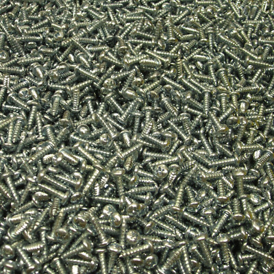 2,500 #6 X 1/2'' Philips Pan Head Sheet Metal Screw Type A Thread Zinc Plated