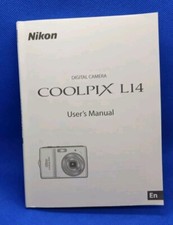 Nikon CoolPix L14 Digital Camera User Guide Instruction Manual