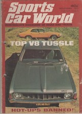 Sports Car World 1973 Nov Valiant Charger 340 Falcon GT 351 Alfa Romeo 1750 GTV 