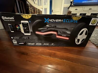 Hover-1 Eclipse  8'' Wheels Customizable LED  Bluetooth  Black