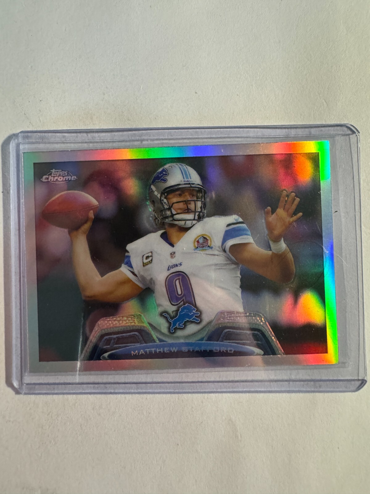 K208,844 - 2013 Topps Chrome Refractors #140 Matthew Stafford