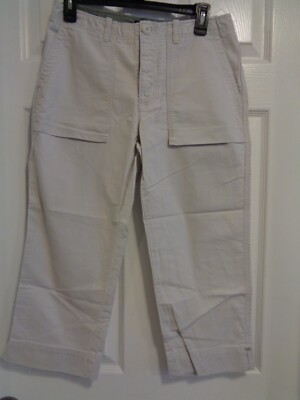 Women's JR'S AMERICAN EAGLE khaki beige capris pants, 6