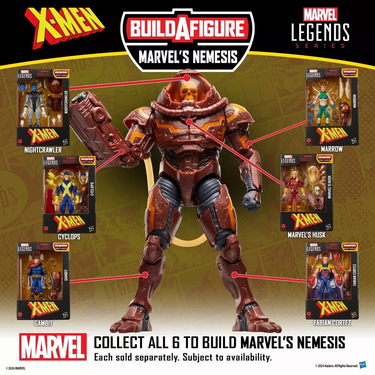 2025 Marvel X-Men Legends Nemesis Age of Apocalypse GAMBIT 6