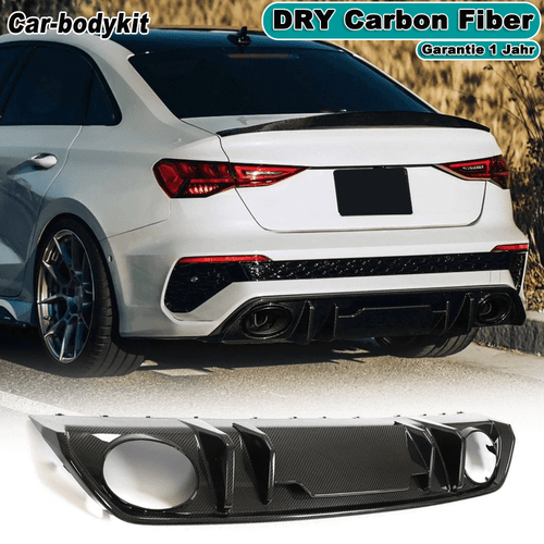 Carbon Heckdiffusor Diffusor Spoiler Heckschürze Passt für Audi RS3 8Y 2021-2023 - Bild 1 von 13