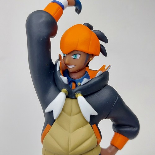 New Pokemon Scale World 4.5" 1:20 Scale Raihan Kibana Trainer Mini Figure Galar - Picture 2 of 4