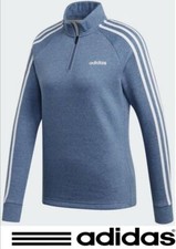 Adidas Womens' Quarter Zip Tech Ink Track Top / Sweatshirt