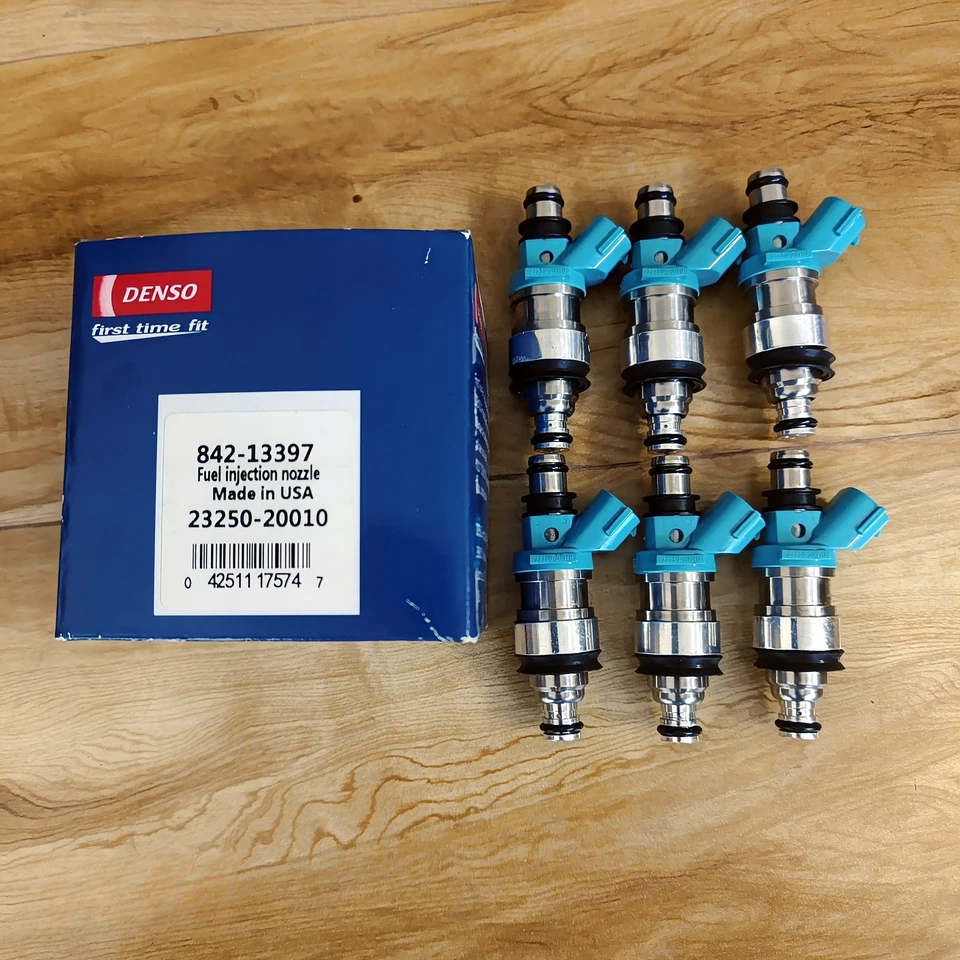 New 6X Denso Fuel Injectors 23250-20010 For 1994-2003 Lexus ES300 Toyota Camry Foto 2 de 4