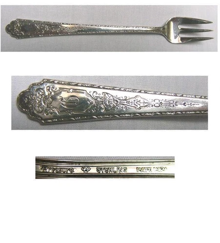 MARY II SEAFOOD FORK  "G" LUNT SILVERSMITHS