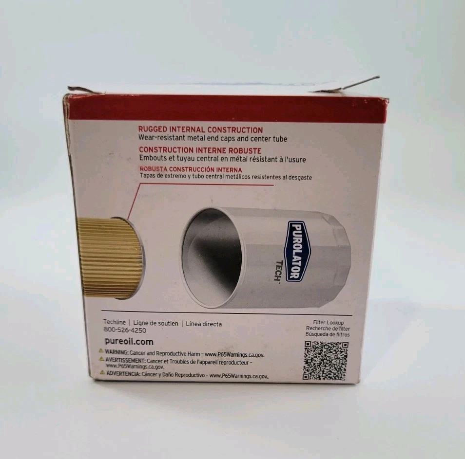 Масляные фильтры двигателя Purolator TECH TL14459 10 шт. для Z91B Z79X XG9688 XG3593A TF - Изображение 3 из 4