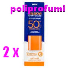 2 x Bilboa Burrocacao Stick Solare 50+ Molto Alta con Vitamina C ml 12