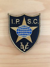 Original IPSC Aufn&auml;her Patch schwarz gold blau Shooting Sport Tactical Badge Neu
