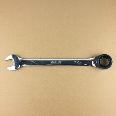 Icon Tools Wrench Ratcheting 1-1/8'' WRLS113 SAE Standard Combination Reverse Sw
