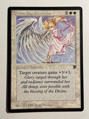 MTG - Divine Transformation - Legends - LP English Magic 1994
