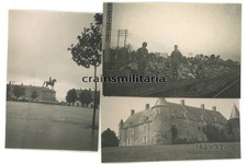 3x Orig. Foto 12.ID in Frankreich 1940 Châte...