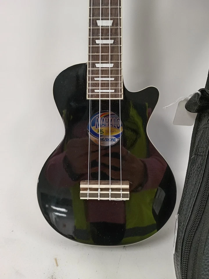 MAHALO ULP1/BK Electric Ukulele Black with Gig Bag - Bundle Set - PRE-OWNED - Image 2 of 4