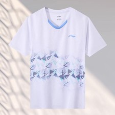Li Ning Men's Table Tennis Badminton T-shirt Sports Short Sleeve Tee 25-122204