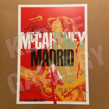 Paul McCartney 2024 12/9 12/10 WiZink Center Madrid Spain Nick Steinhardt Poster
