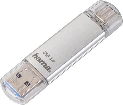 Hama 128GB Stick USB 3.0 USB-C 3.1 Speicherstick OTG Android Tablet MacBook PC