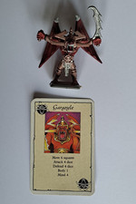 Vintage Heroquest Gargolye + card - no whip.