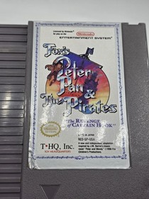 Fox's Peter Pan and the Pirates NES + Dust Sleeve Tested Working Authentic 