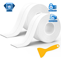 Selbstklebendes Dichtungsband 2 Rollen Pvc Wasserdicht Weiß 38Mm X 3,2M