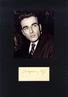 ACTOR Montgomery Clift autograph, signed album page & mounted