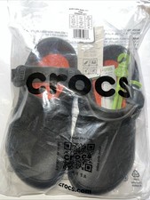 Crocs Mens 7 / Womens 9 Black Bistro Pro LiteRide Clog Adult Work Clogs NEW Tags