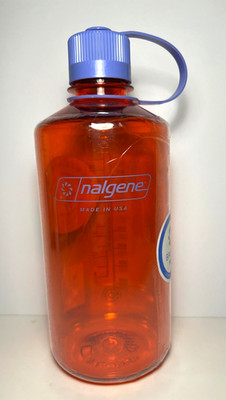 Nalgene Sustain 32 oz. Narrow Mouth Water Bottle Marmalade Orange