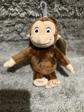 Kids Preferred Curious George Monkey Stuffed Animal 8 Inches, Multi-color